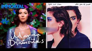 Marina and the Diamonds vs Tegan and Sara 'Immortal 100x' Mash Up