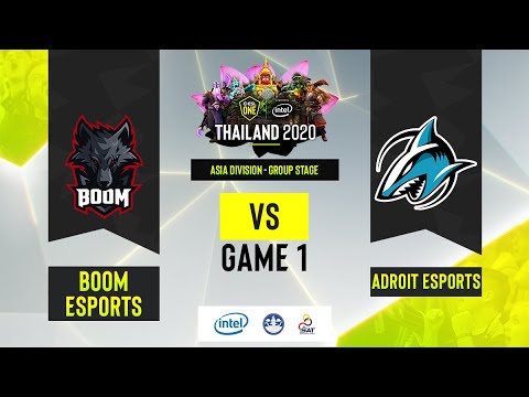 Boom Esports vs Adroit Esports Game 1 | ESL One Thailand 2020 - Asia Division