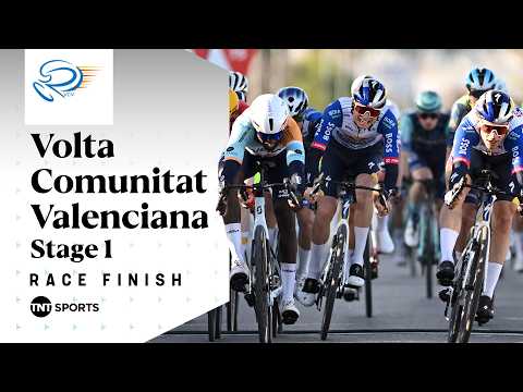BOUNCING BACK 🙌 | Men's Volta Comunitat Valenciana Stage 1 Final KM's | TNT Sports Cycling