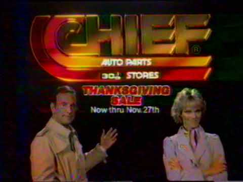 1983 Chief Auto Parts "Don Adams AKA Maxwell Smart" TV Commercial