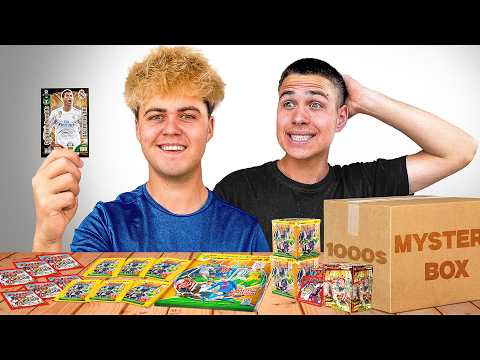 I opened a mystery box of football cards worth €1,000.