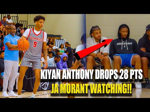 Kiyan Anthony Goes off for 26 pts & 6 assists Team Melo vs Rotary Rebels at Peach Jam 3