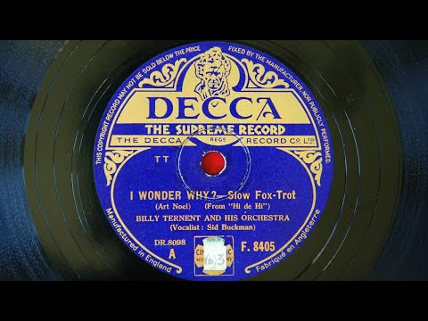 Billy Ternent and His Orchestra - I Wonder Why (1944)