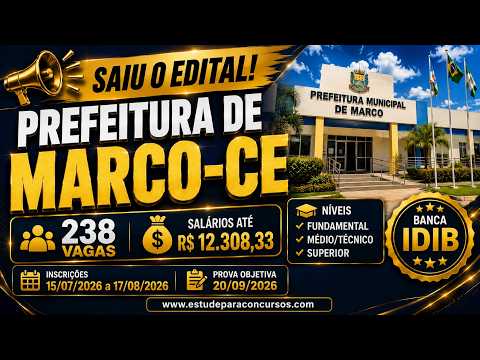 PREFEITURA DE MARCO CE 2026