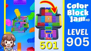 Solution du Niveau 905 de Color Block Jam