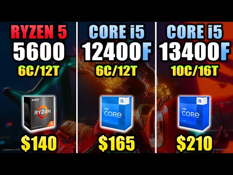 R5 5600 vs i5-12400F vs i5-13400F - Which CPU is Better Value for Money?