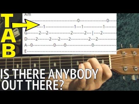 Is There Anybody Out There - Pink Floyd - Guitar Lesson WITH TABS!