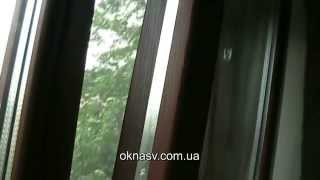 Деревянные окна в квартире. Евроокна.