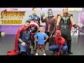 TRAINING With The Marvel Avengers Infinity War Superhero Fun With Ckn Toys TRAINING With The Marvel Avengers Infinity War Superhero Fun With Ckn Toys