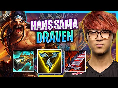 HANS SAMA IS INSANE WITH DRAVEN! | G2 Hans Sama Plays Draven ADC vs Ezreal!  Season 2023