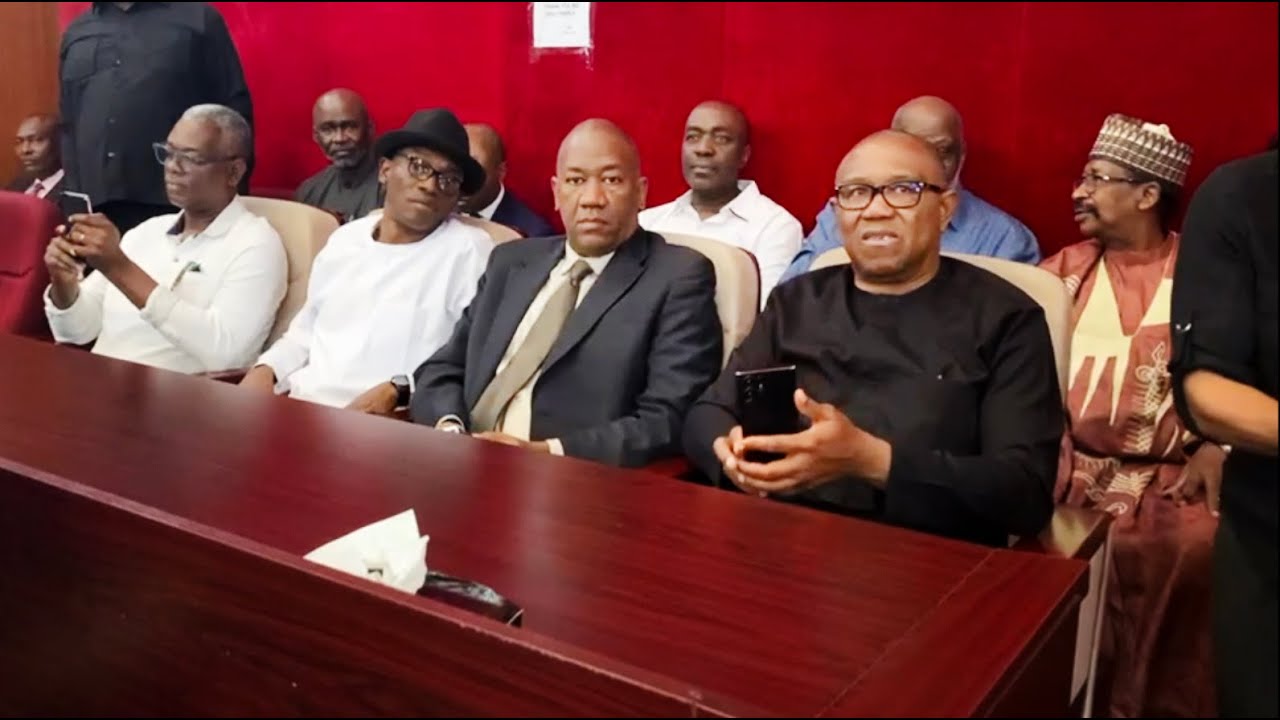 BREAKING: LabourParty Storms Tribunal With Documents To Indict INEC -PeterObi, Datti, Abure In Court