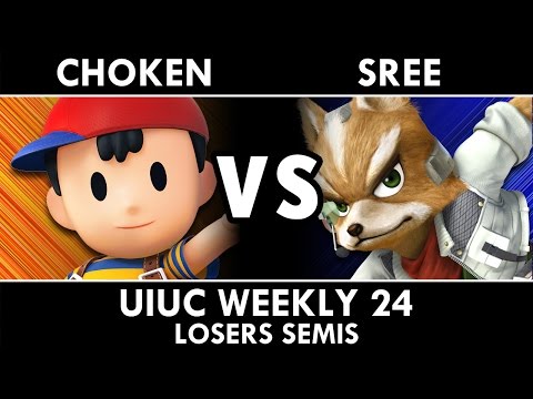 [Smash 4 Weekly #24] Singles Losers Semis: Sree (Fox) vs. Choken (Ness)