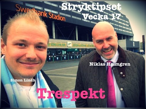 Trespekt Stryktipset Vecka 17 (Holmgren & Ullared)