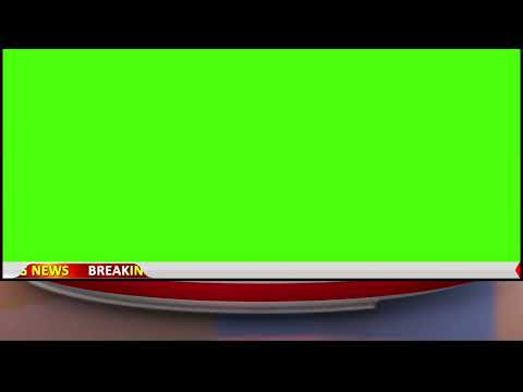 Breaking News Ticker Overlay | Green Screen News Lower Third (No Text Asset)