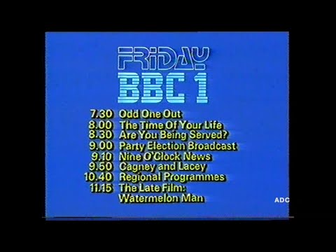 BBC1 27th May 1983