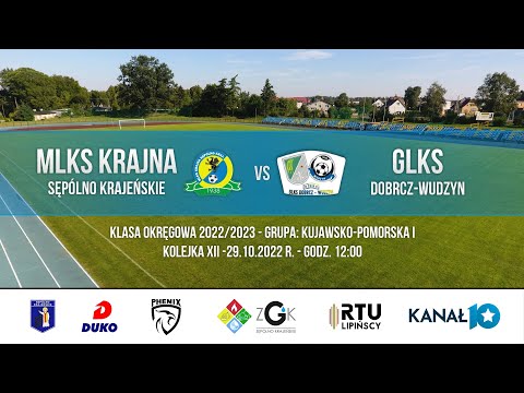[KLASA OKRĘGOWA, XII KOLEJKA] MLKS KRAJNA Sępólno Krajeńskie - GLKS Dobrcz-Wudzyn [1:0], 29-10-2022
