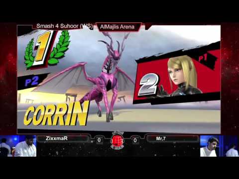 Smash 4 Suhoor: 7bins (ZSS, C. Falcon) vs Zixmar (Corrin) - WR2