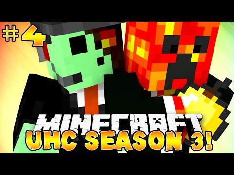 Minecraft UHC Season 3 - "DIAMONDS!" #4 with Preston & PeteZahutt!