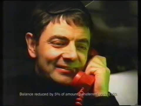 Barclaycard credit card advert - February 1994 UK television commercial with Rowan Atkinson