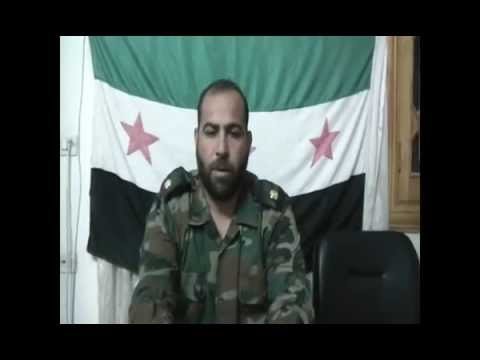 بيان لقائد لواء أحرار الشمال محمد الحمادين حول إسقاط طائرة مروحية من قبل عناصر كتيبة عاصفة الشمال التابعة للواء أحرار الشمال في مدينة اعزاز في ريف حلب