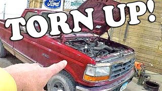 TORE IT UP! 1995 FORD F150 Project TRUCK - Motor Mounts, Transmission Mount and update