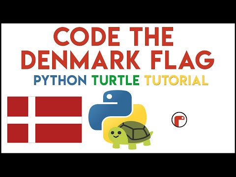 Denmark Flag By Using Python