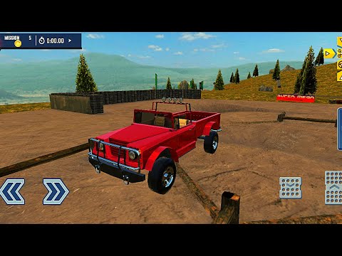 Impossible Car Stunts Driving - Pickup Truck - 4x4 Offroad Parking Simulator - Android Gameplay