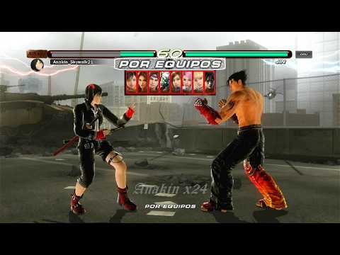 21_7 team battle challenge Batalla por Equipos Tekken 6 (Anakin x24) #tekken #girl #shorts  ryona