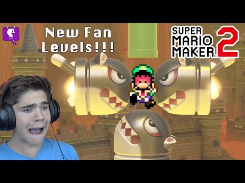Mario Maker 2 Fan Levers Part 3 on HobbyFamilyTV