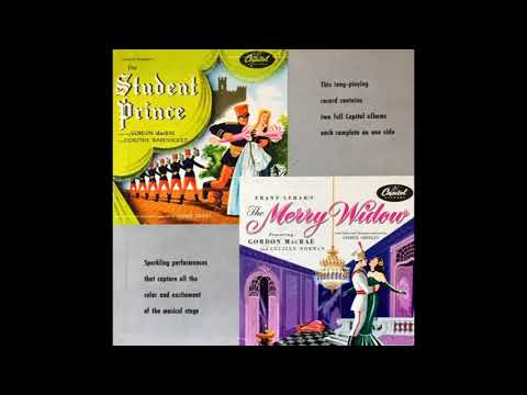 The Merry Widow - by Franz Lehár (with Gordon MacRae & Lucille Norman, LP, 1955)