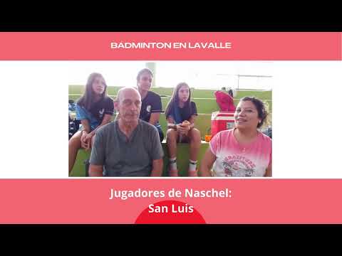 Entrevista Torneo Regional de Bádminton: Jugadores de Naschel - San Luis