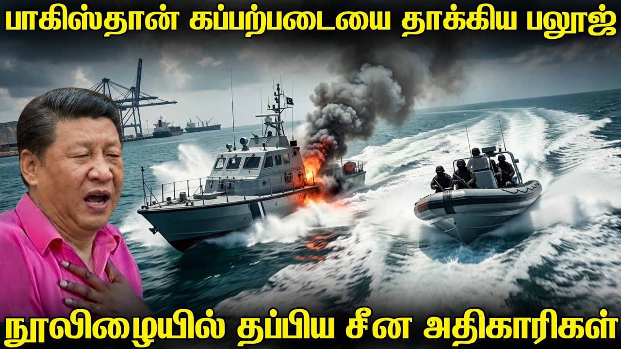 பாகிஸ்தானின் கப்பற்படை கப்பலை தாக்கிய பலூஜ் போராளி