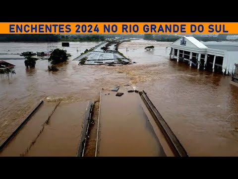 DESTRUIÇÃO PELO RIO GRANDE DO SUL COM AS ENCHENTES 2024