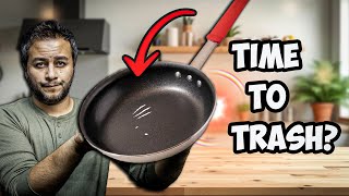 It’s Time to Throw Away My Nonstick Teflon Pan (Scratched & Exposed Metal)