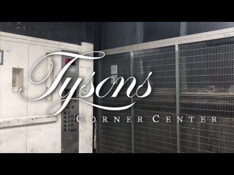 VERY BUSY Montgomery Hydraulic Freight Elevator - Tysons Corner Center - Tysons Corner, VA