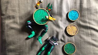 高級なOCCシリーズで遊んでみた。S.H.Figarts 真骨彫製法 仮面ライダーオーズ　ガタキリバコンボ