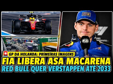 FIA LIBERA ASA MACARENA | RED BULL QUER VERSTAPPEN ATE 2033 E PRIMEIRAS IMAGENS GP DA HOLANDA
