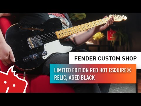 Fender Custom Shop LTD Red Hot Esquire 2025 - Aged Black Relic - Hand Wound Pickup - MINT image 25