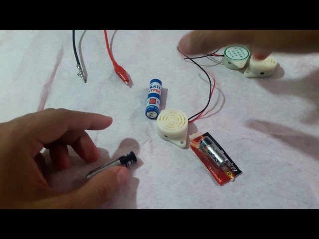 Vídeo relacionado con Juego de 4 Zumbadores Piezoeléctricos Activos 3–24V DC – Alarma Sonora 95dB de Sonido Continuo para Proyectos DIY, Electrónica de Vehículos y Electrodomésticos – Buzzer Electrónico de ABS