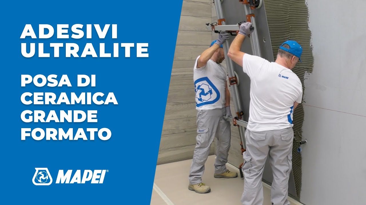 Mapei | Ultralite | La posa di lastre in ceramica di grande formato | Video Tutorial