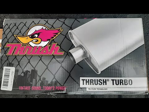 Unboxing of Thrush Turbo muffler