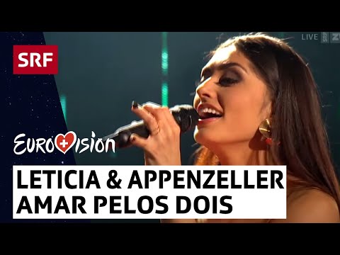 Leticia und Appenzeller Sängerfreunde: Amar Pelos Dois | Eurovision 2018 | SRF Musik