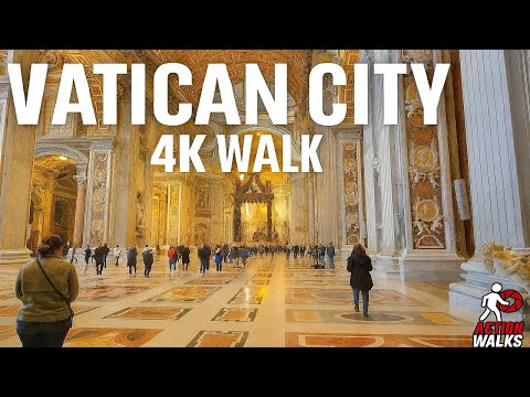 Vatican City 🇻🇦 4K Walking Tour | St. Peter’s Basilica & Sistine Chapel (2022)