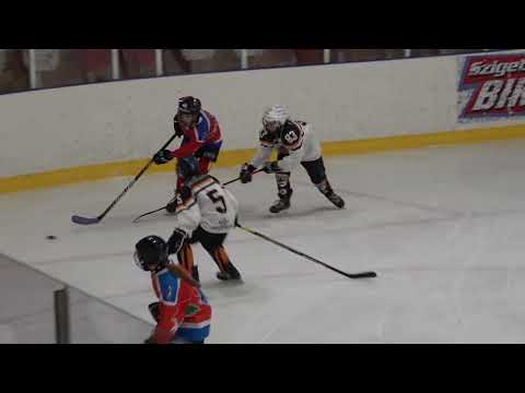 2023.03.19.  U12 Magyar Kupa döntő (sárga) Szigeti Bikák - Veszprémi Jéglovagok (I. félidő)