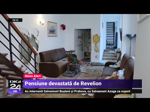 Pensiune din București, devastată de Revelion. Proprietar: „Pagubele se ridică la 20-30.000 de euro”
