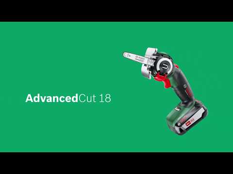Bosch NanoBlade pjūklas AdvancedCut 18 Be akumuliatoriaus ir kroviklio 06033D5100 video