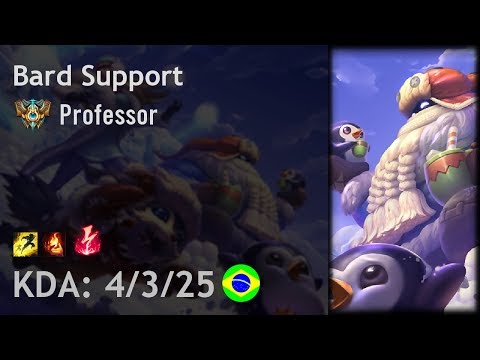 Bard Support vs Rakan - Professor - BR Challenger Patch 8.1