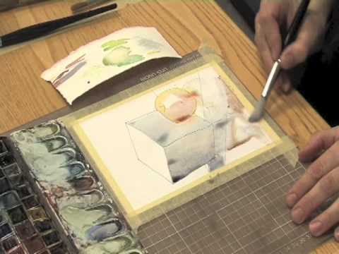 9. Måla akvarell – vått i torrt