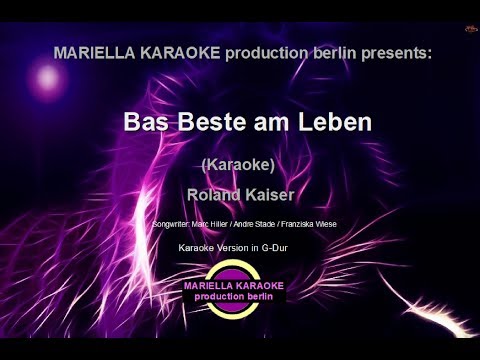 Roland Kaiser  Das Beste (Karaoke Version)