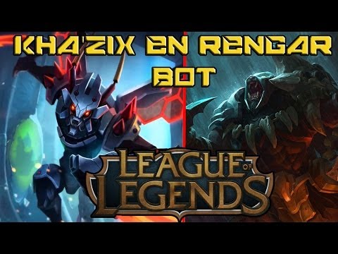 League Of Legends Season 4 - Kha'zix / Rengar Bot vs Caitlyn / Leona